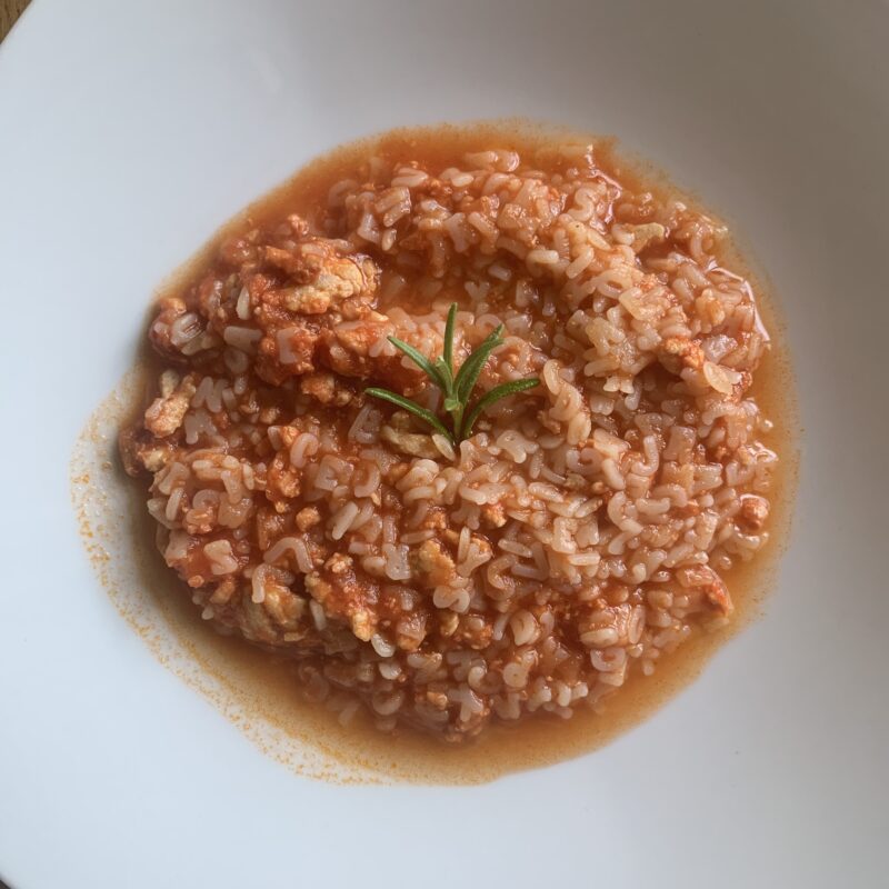 Letterine al ragù di pollo